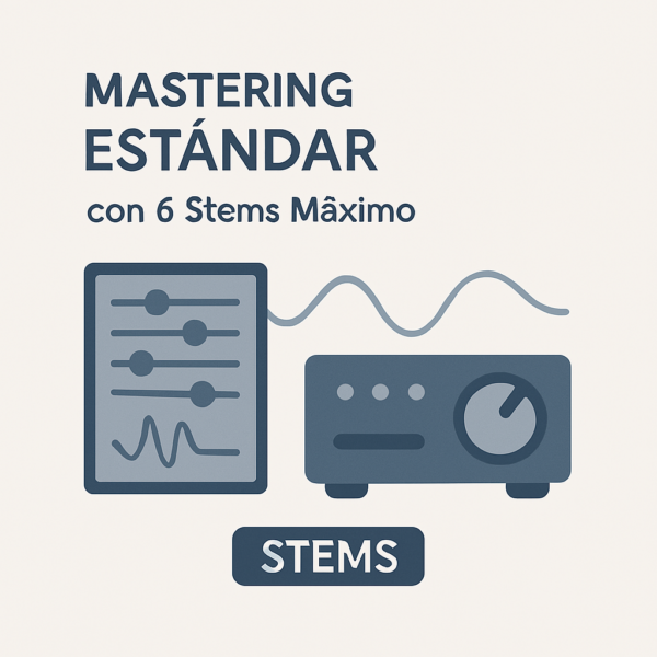 Mastering Estándar con 6 Stems Máximo